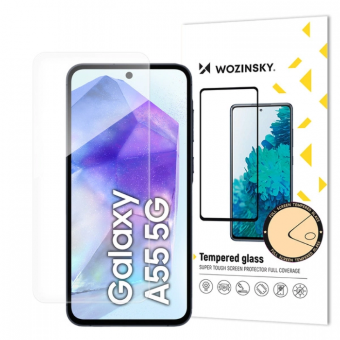 Wozinsky - Wozinsky Galaxy A55 5G Hrdat Glas Skrmskydd - Clear