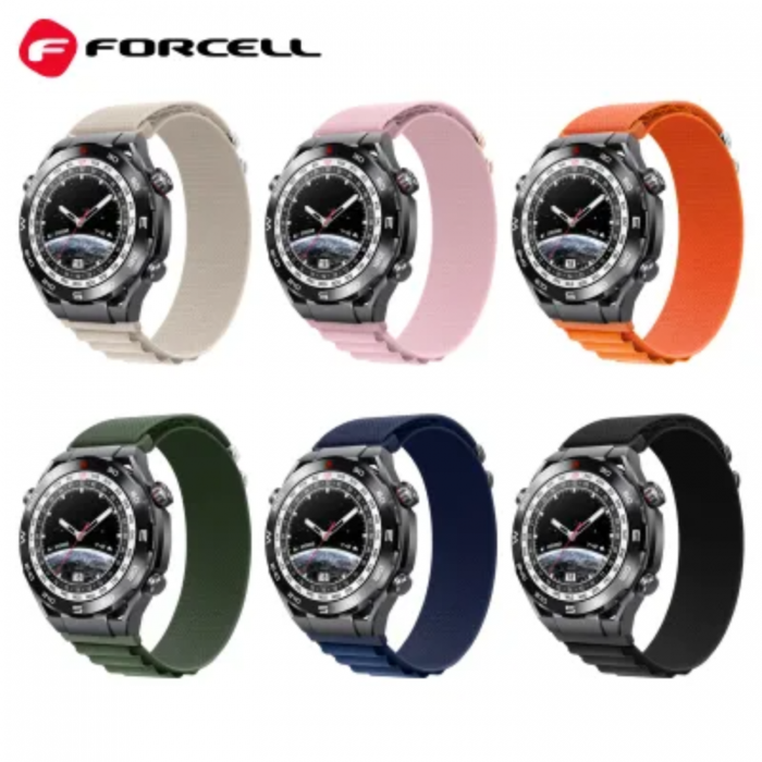 Forcell - Forcell Galaxy Watch 22mm Armband - orange