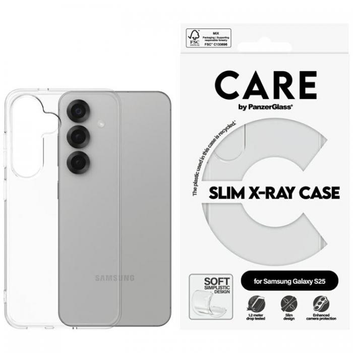 PanzerGlass - CARE By PanzerGlass Galaxy S25 Mobilskal Fashion X-Ray - Clear