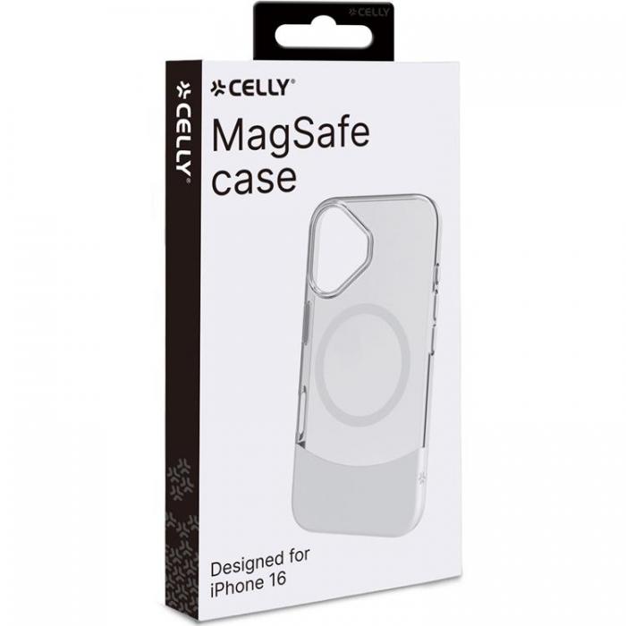 Celly - Celly iPhone 16 Mobilskal MagSafe Magdual - Vit