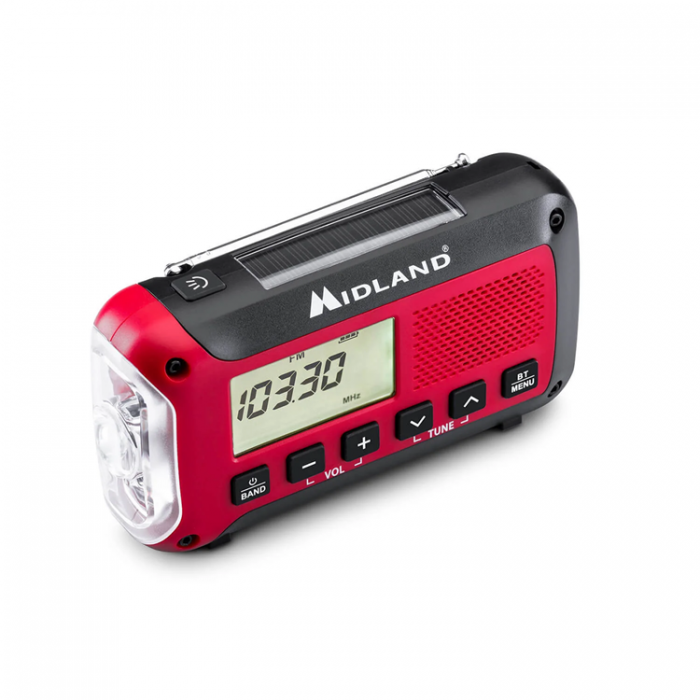 MIDLAND - Midland Ndradio ER250BT - Rd/Svart