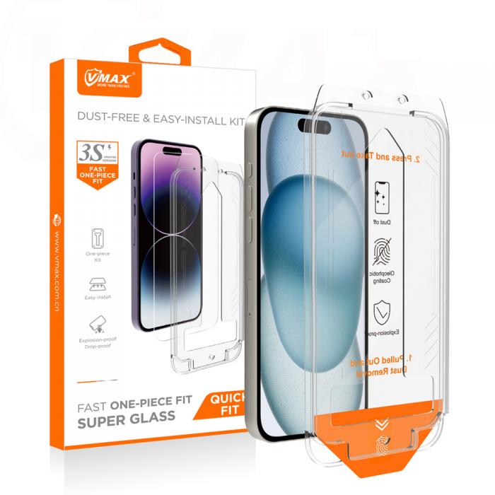 OEM - Skyddsglas iPhone 12/12 Pro Hrdat Glas Enkelt Kit