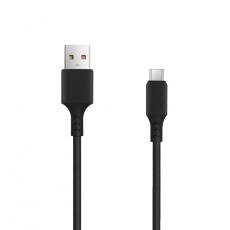 Setty - Setty USB Till MicroUSB 1m Kabel 2A NEW - Svart