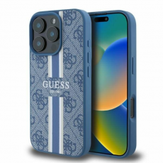 Guess - Guess iPhone 16 Pro Max Mobilskal Magsafe 4G Printed Stripes