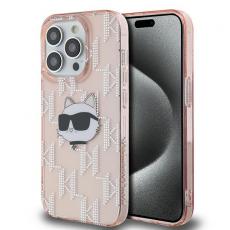 KARL LAGERFELD - Karl Lagerfeld iPhone 13 Pro Max Mobilskal IML Choupette Head - Rosa