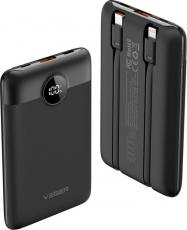 Veger - VEGER Powerbank 10000 mAh Type C / Lightning 22.5W C11 - Svart