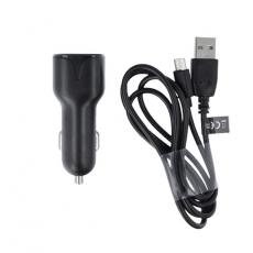 Maxlife - Maxlife Billaddare 2x USB 2.4A med micro-USB Kabel MXCC-01