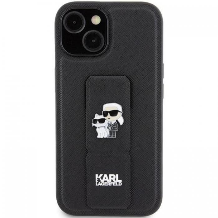 KARL LAGERFELD - Karl Lagerfeld iPhone 15/14 Plus Mobilskal Gripstand Pins