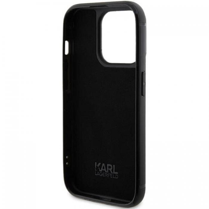 KARL LAGERFELD - KARL LAGERFELD iPhone 15 Pro Max Mobilskal Rhinestone Logo