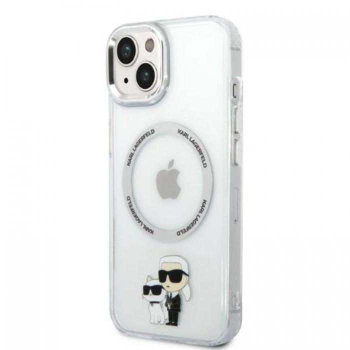 KARL LAGERFELD - Karl Lagerfeld iPhone 14 Plus Skal Magsafe Iconic Karl & Choupette