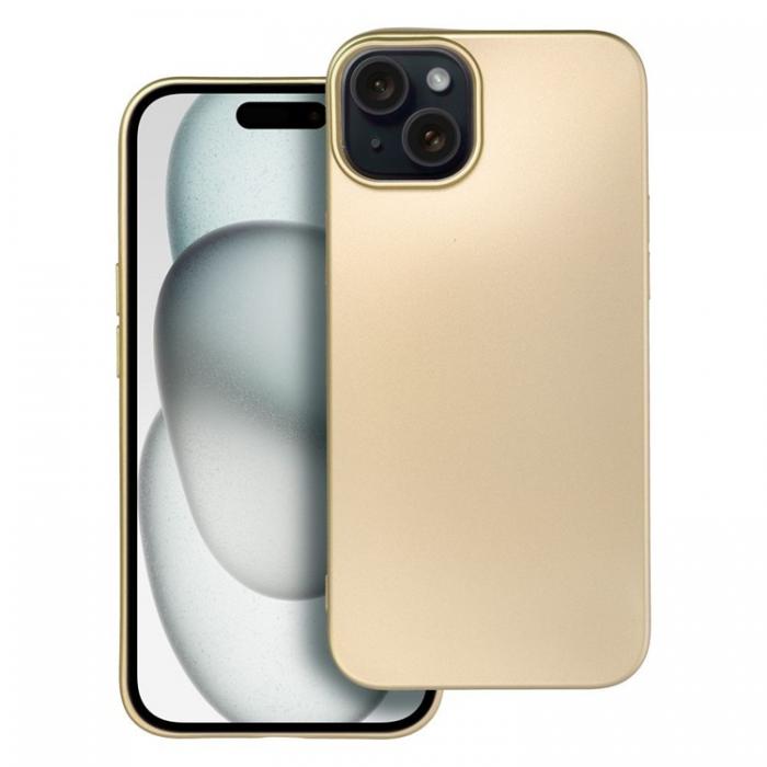 A-One Brand - iPhone 15 Plus Mobilskal Metallic - Guld