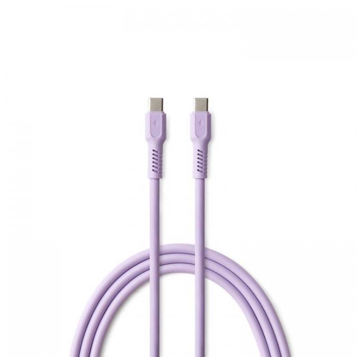 Colorum - Colorum USB-C till USB-C Kabel 1.8m 3A - Lavendel