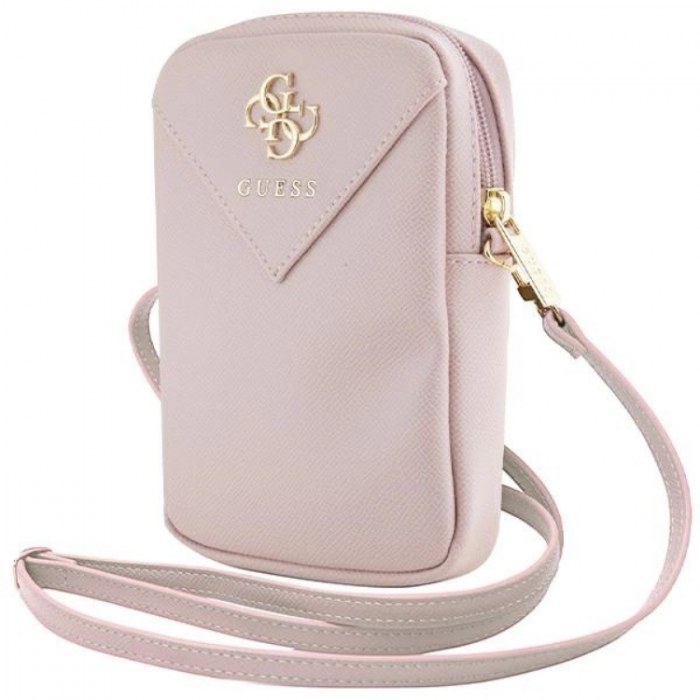 Guess - Guess Mobilvska Zip Triangle 4G - Rosa