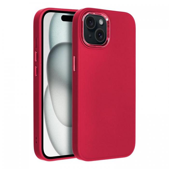 A-One Brand - iPhone 15 Mobilskal Frame - Magenta