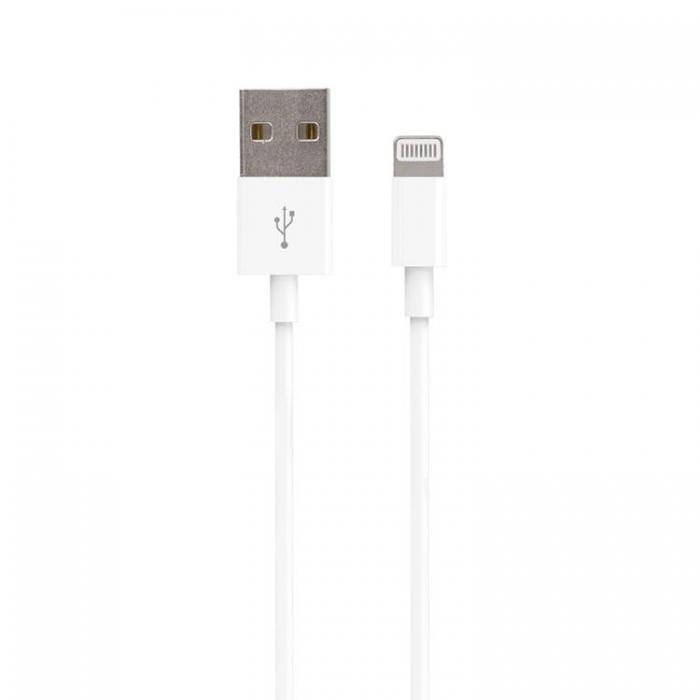 Forever - Forever USB-A till Lightning kabel 3m 1A - Vit