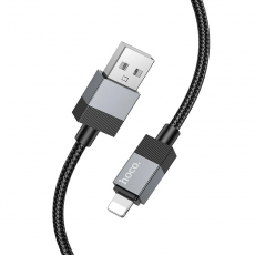 Hoco - Hoco USB-A Till Lightning Kabel 1m - Svart