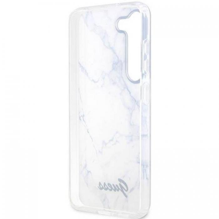 Guess - Guess Galaxy S23 Plus Mobilskal Marble - Vit