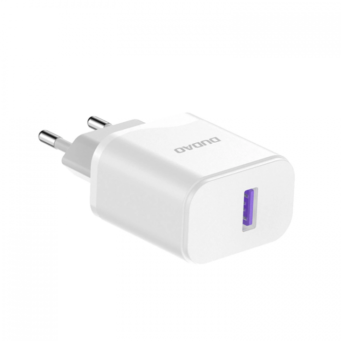 Dudao - Dudao Vggladdare Adaptrar USB-A 18W - Vit