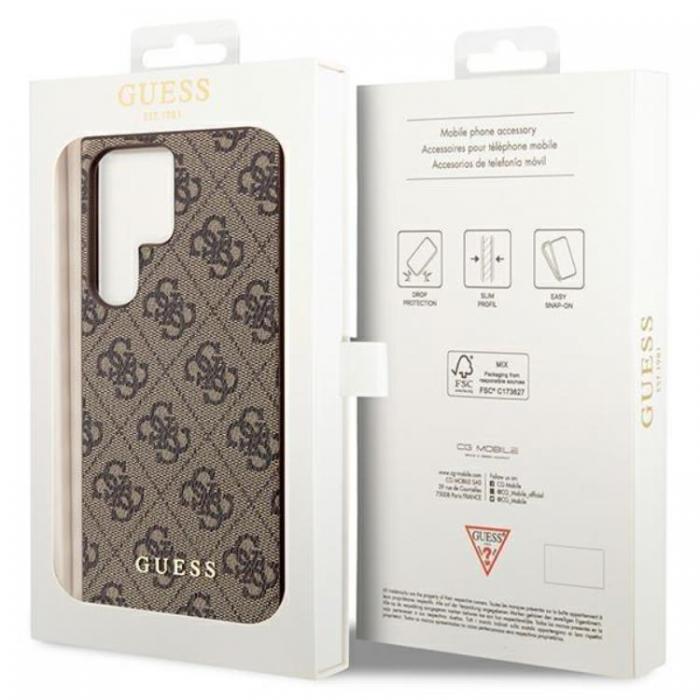 Guess - Guess Galaxy S24 Ultra Mobilskal Charms Collection - Brun