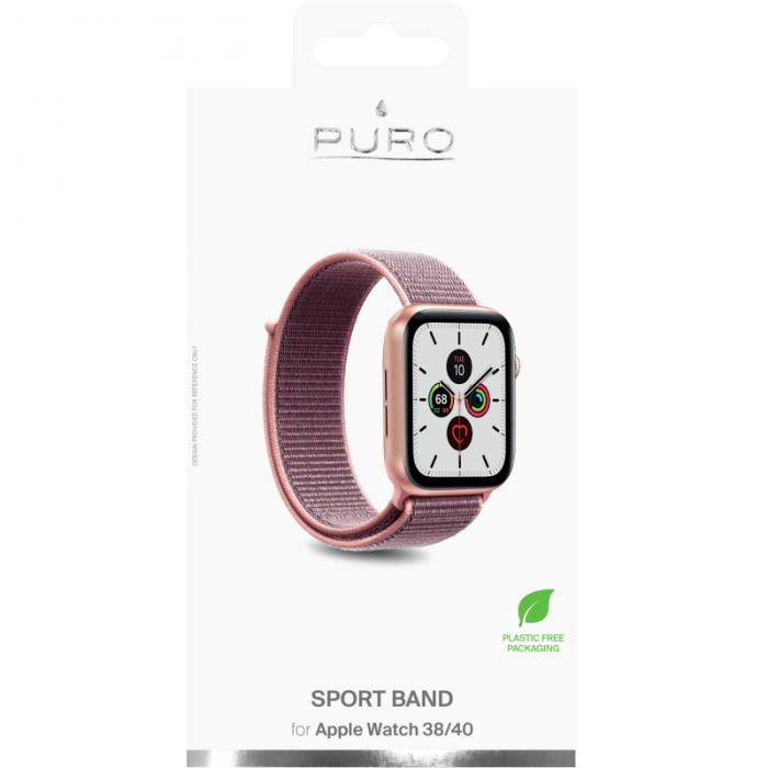 Puro - Puro Apple Watch 38/40/41 mm Armband nylon Sport - Rose