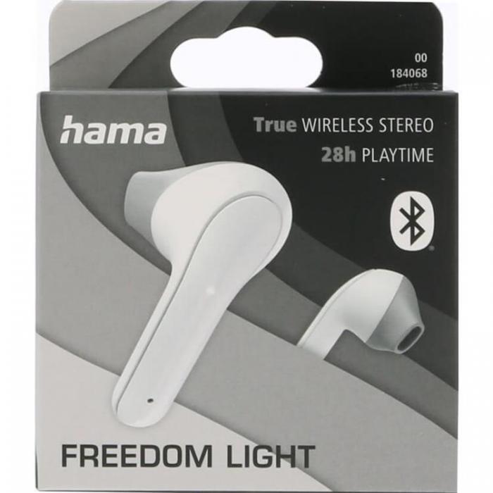 Hama - Hama TWS In-Ear Trdlsa Hrlurar Freedom - Vit