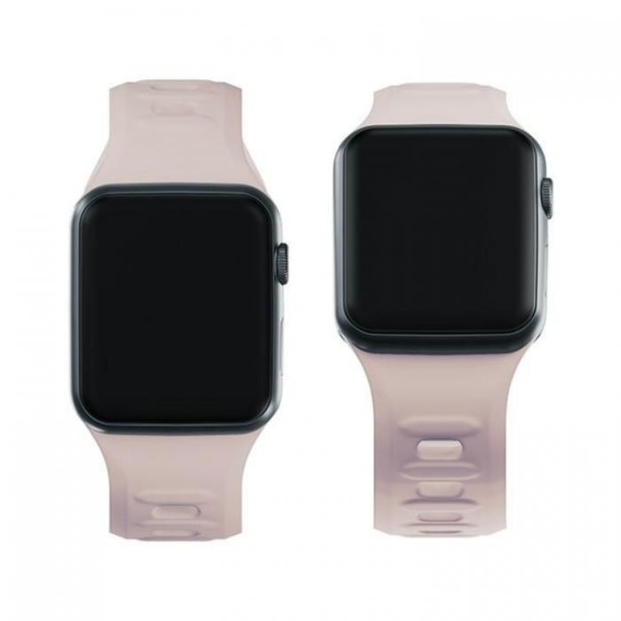 3MK - 3mk Apple Watch (38/40/41mm) Armband Silikon - Latte