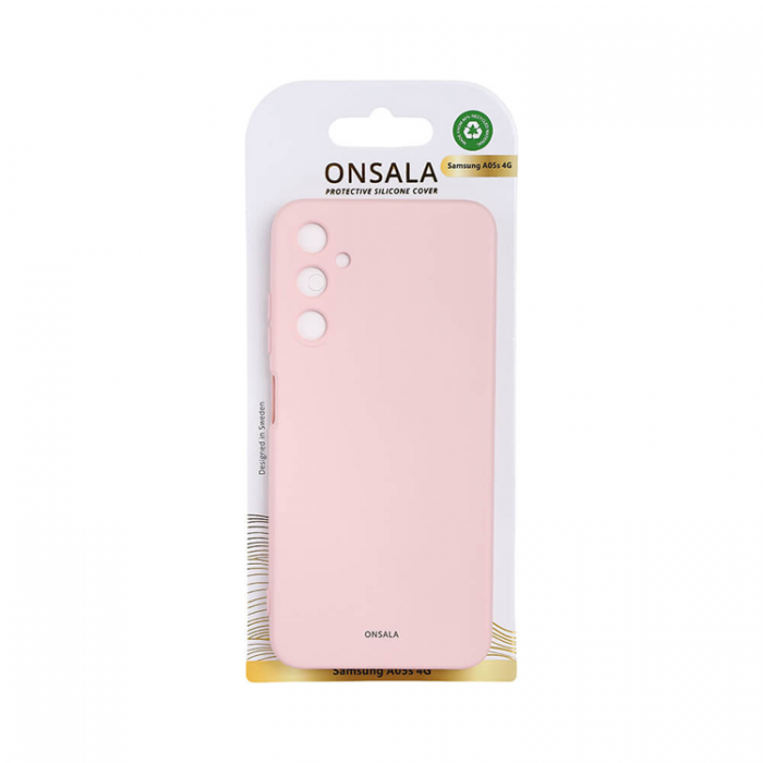 Onsala - Onsala Galaxy A05s 4G Mobilskal Silikonknsla - Rosa