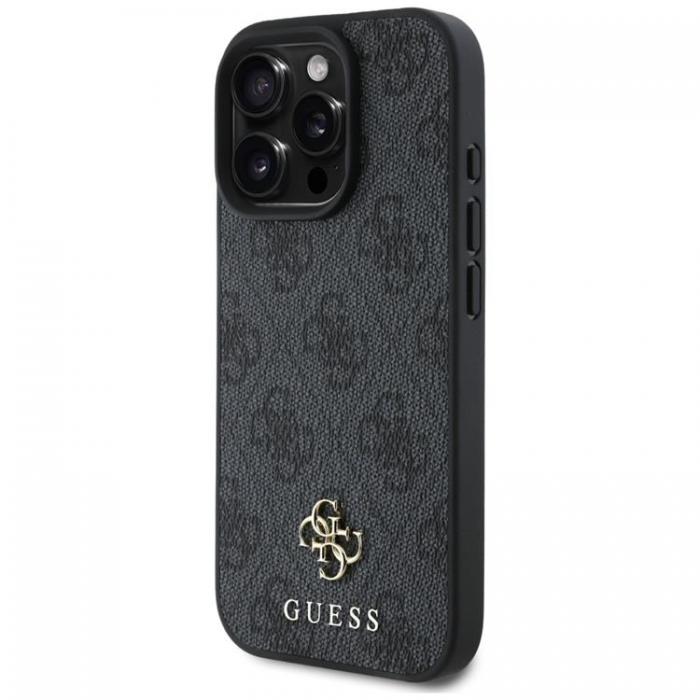 Guess - Guess iPhone 16 Pro Max Mobilskal MagSafe HC PU 4G Small Classic - Svart