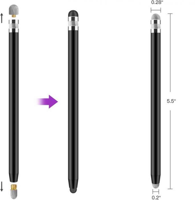 Tech-Protect - Tech-Protect 4-Tip Stylus Pen USP-100 - Voilet/Rosa