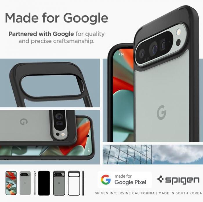 Spigen - Spigen Google Pixel 9 Pro XL Mobilskal Ultra Hybrid - Matt Svart