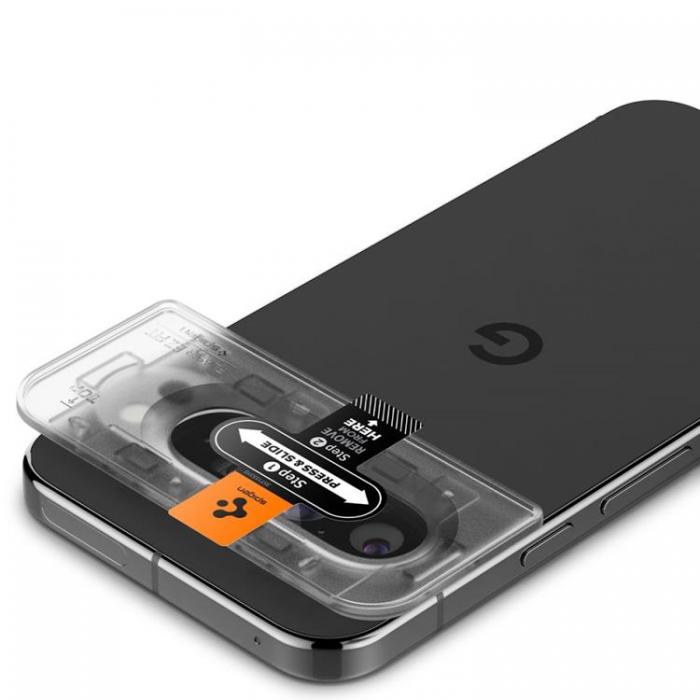 Spigen - [2-Pack] Spigen Google Pixel 9 Pro Linsskydd Hrdat Glas EZ Fit