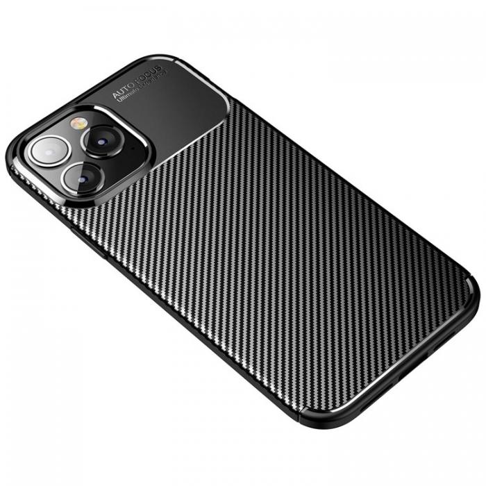 A-One Brand - iPhone 14 Pro Max Skal Carbon Shock-Proof - Svart