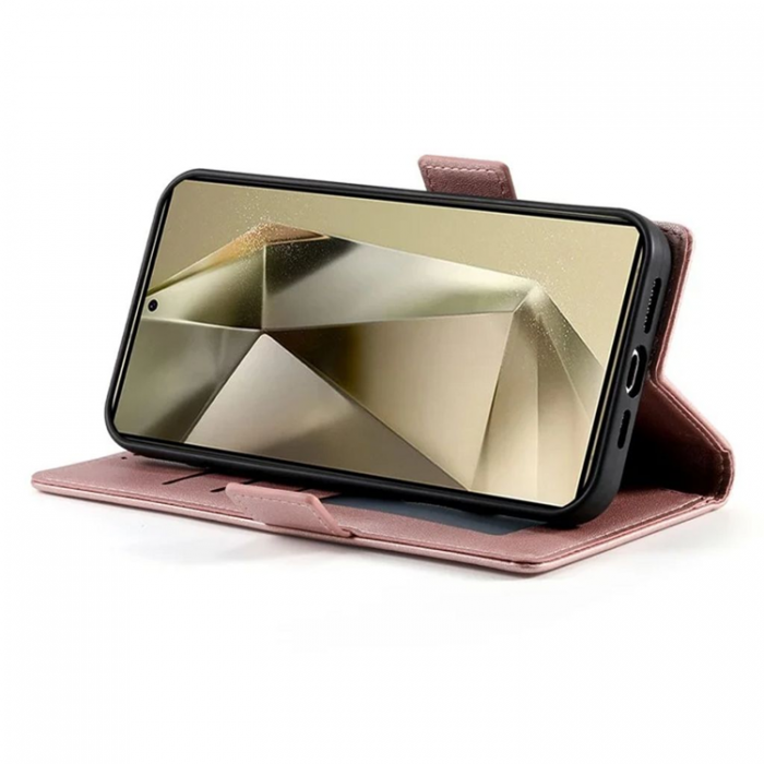 A-One Brand - Galaxy S25 Ultra Plnboksfodral - Rosa Guld