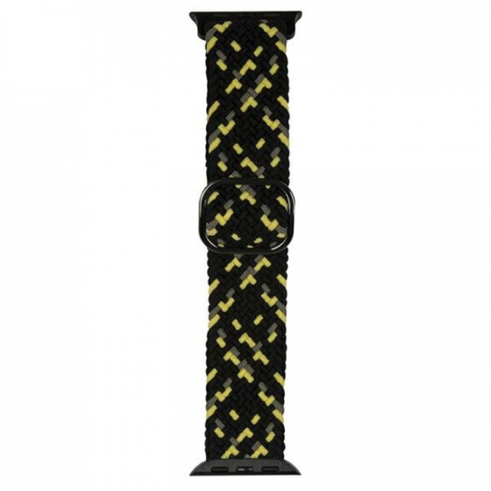 Beline - Beline Apple Watch (38/40/41mm) Armband Textile - Svart/Lime