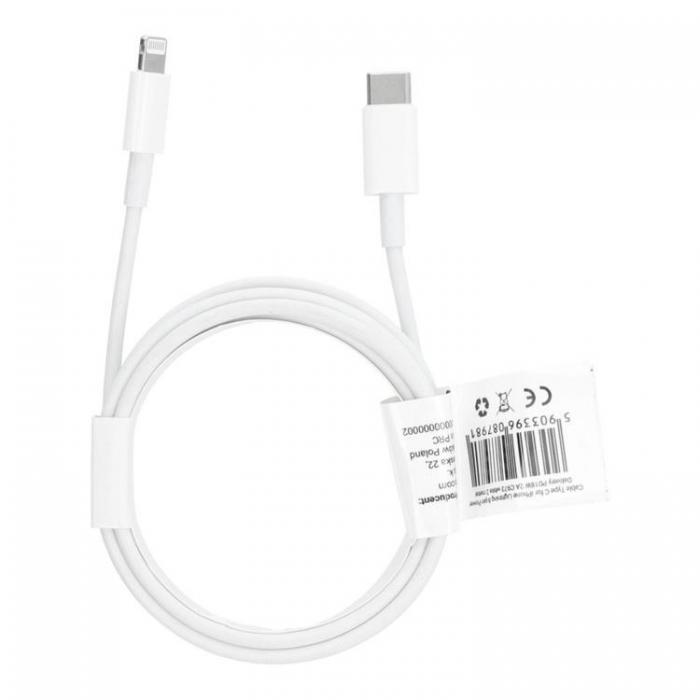 A-One Brand - USB-C till Lightning kabel PD 18W 2m - Vit