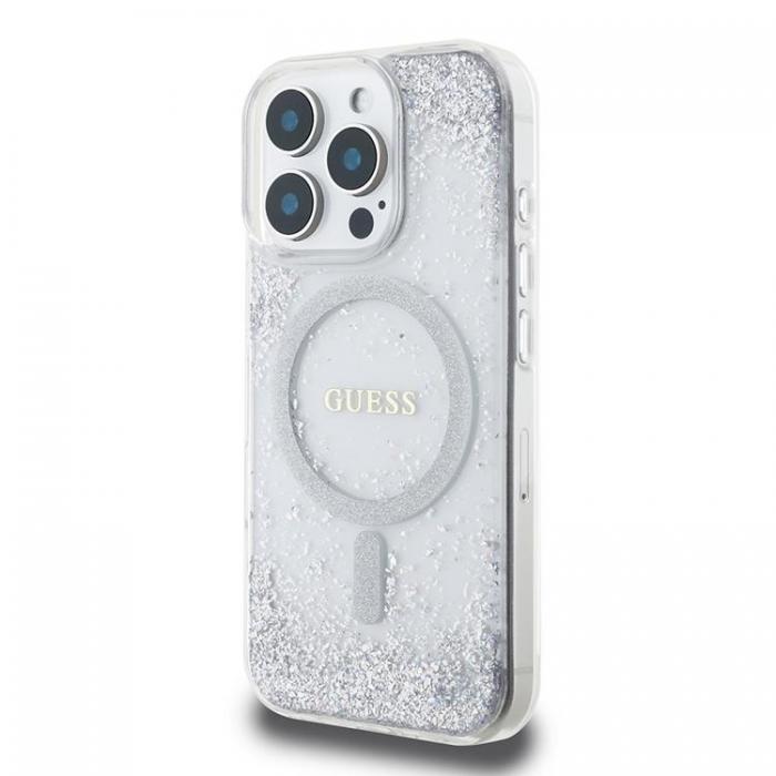 Guess - Guess iPhone 16 Pro Max Mobilskal MagSafe Resin Gradient Glitter