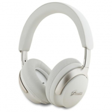 Guess - Guess Bluetooth On-Ear ANC Hörlurar Metal Script Logo - Beige