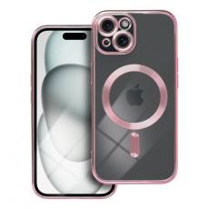 A-One Brand - iPhone 15 Mobilskal MagSafe Electro - Rose Guld