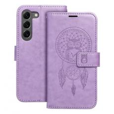 OEM - Galaxy S23 Plånboksfodral Mezzo Book Dreamcatcher - Lila