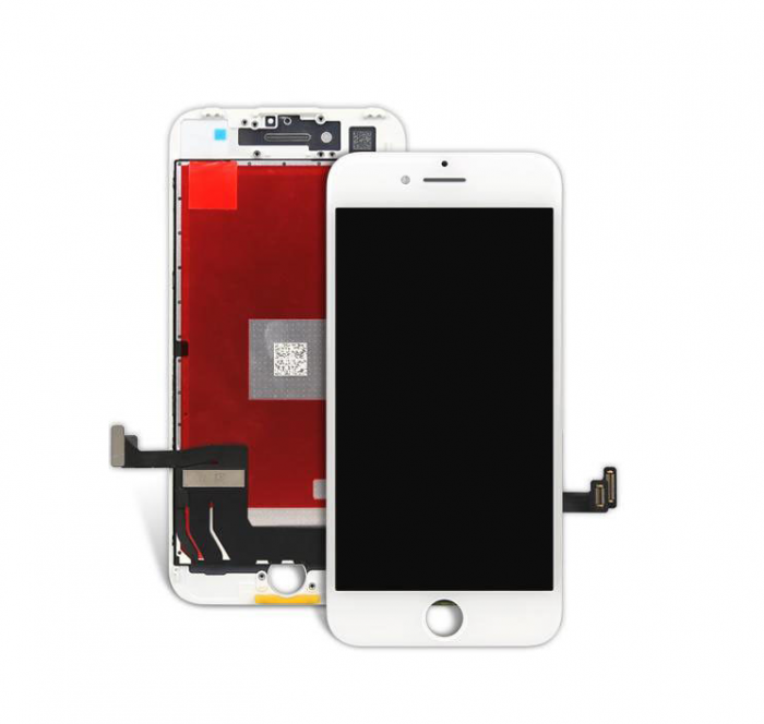 SpareParts - iPhone SE 2020 Skrm med LCD-display - Vit (Livstidsgaranti)