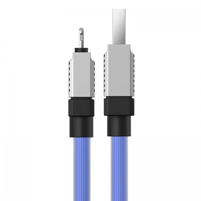 BASEUS - Baseus USB Till Lightning 1m Kabel 2.4A CoolPlay - Bl