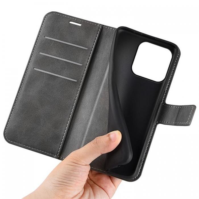 A-One Brand - iPhone 15 Pro Plnboksfodral Calf Flip Folio - Gr