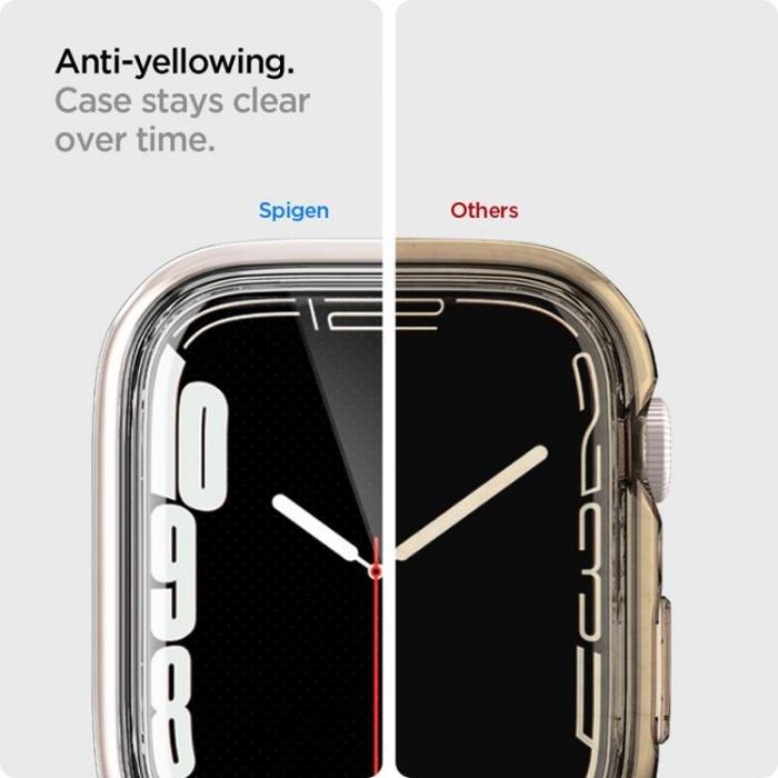 Spigen - Spigen Apple Watch 7/8/9 (41mm) Skal Ultra Hybrid - Clear