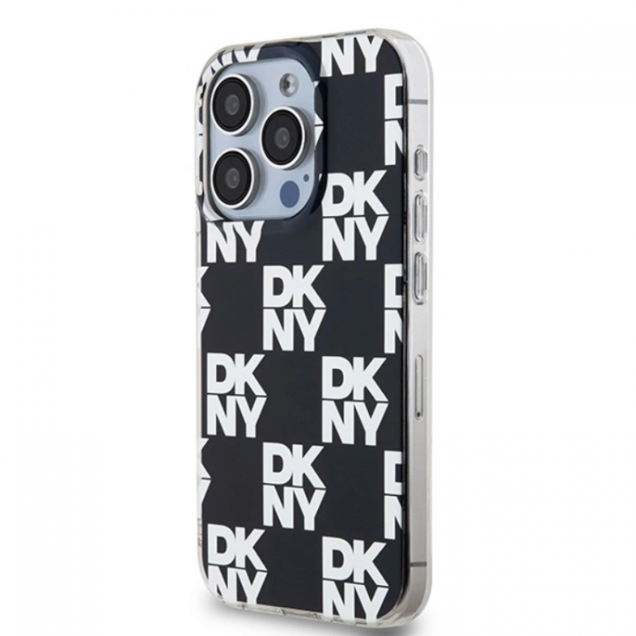 DKNY - DKNY iPhone 15 Pro Max Mobilskal IML Checkered Mono Pattern