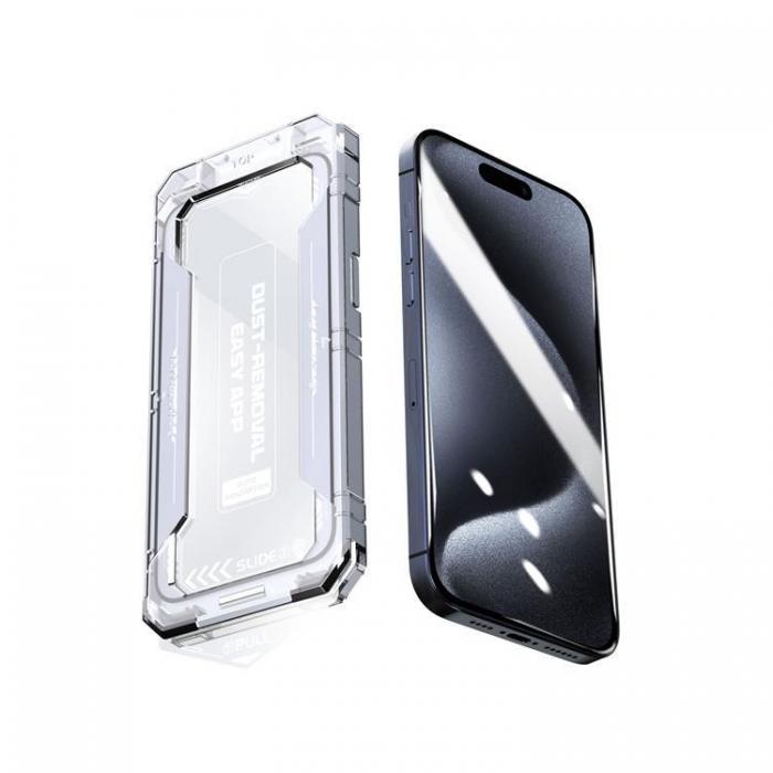 Boom of Sweden - LIVSTIDSGARANTI - BOOM iPhone 15 Pro Max Hrdat Glas Skrmskydd - 2 Pack