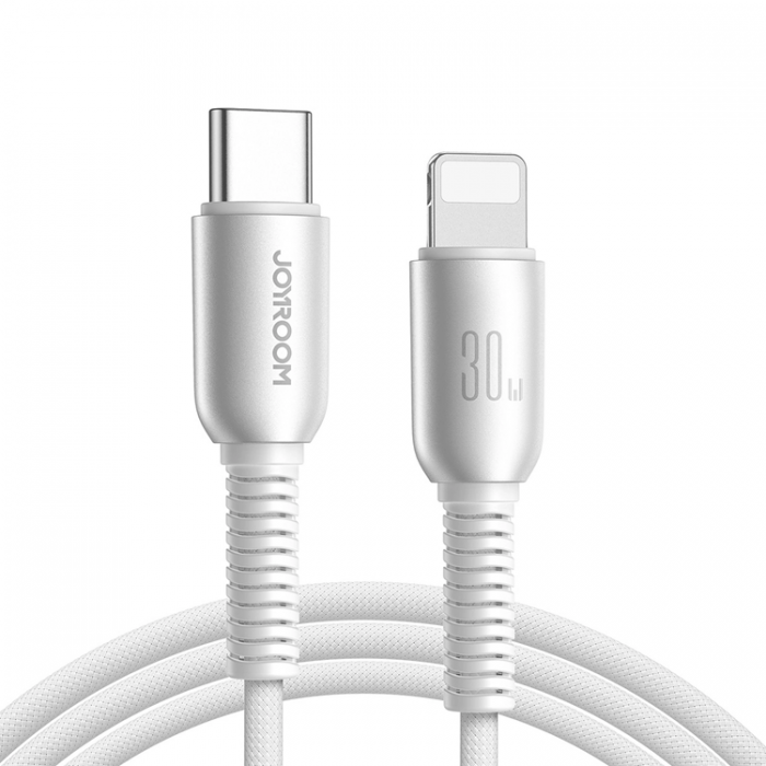 Joyroom - Joyroom S-A51 30W Lightning - USB-C Kabel 1.2m - Ljusgr