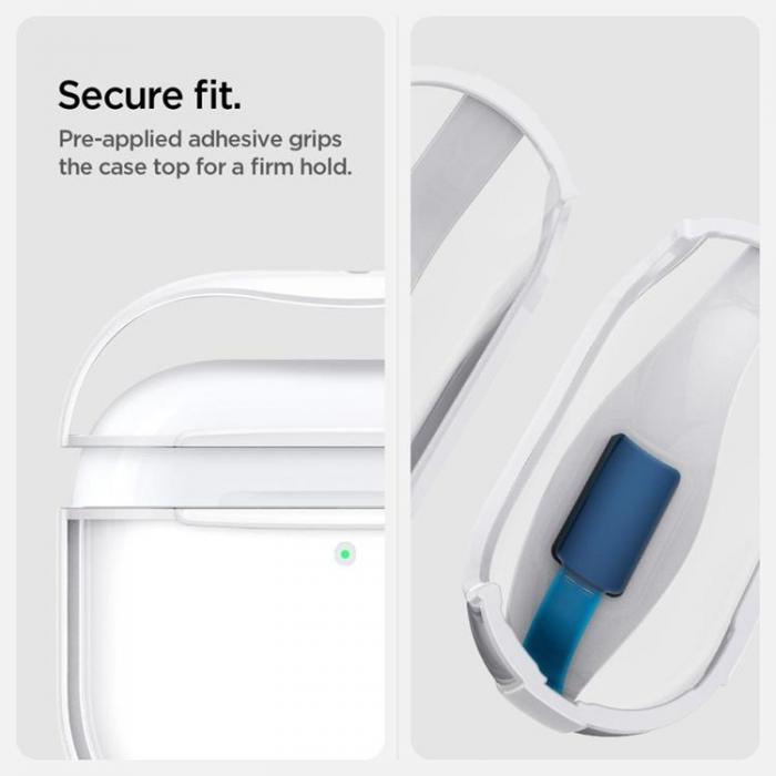 Spigen - Spigen Apple Airpods 4 Skal Ultra Hybrid - Jet Vit