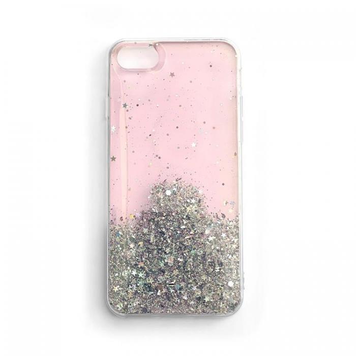 Wozinsky - Wozinsky Star Glitter Shining Skal Galaxy A22 4G - Rosa