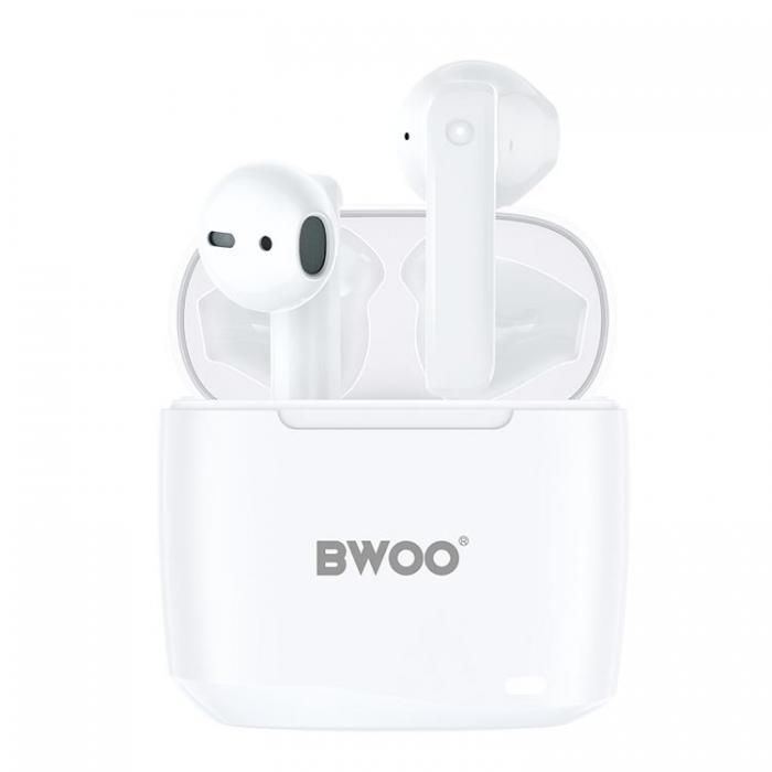 BWOO - BWOO TWS In-Ear Hrlurar Trdlsa Bluetooth BW94 - Vit