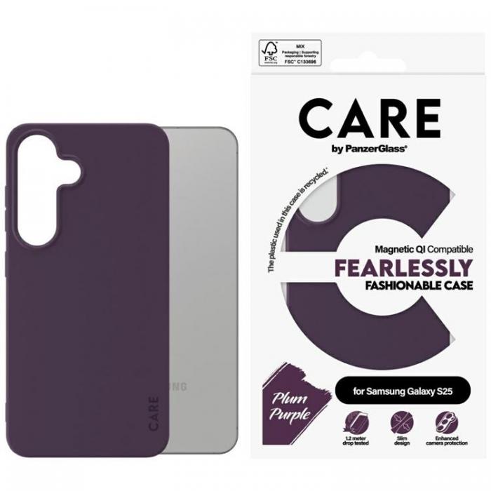 PanzerGlass - CARE By PanzerGlass Galaxy S25 Mobilskal MagSafe QI Fashion - Lila